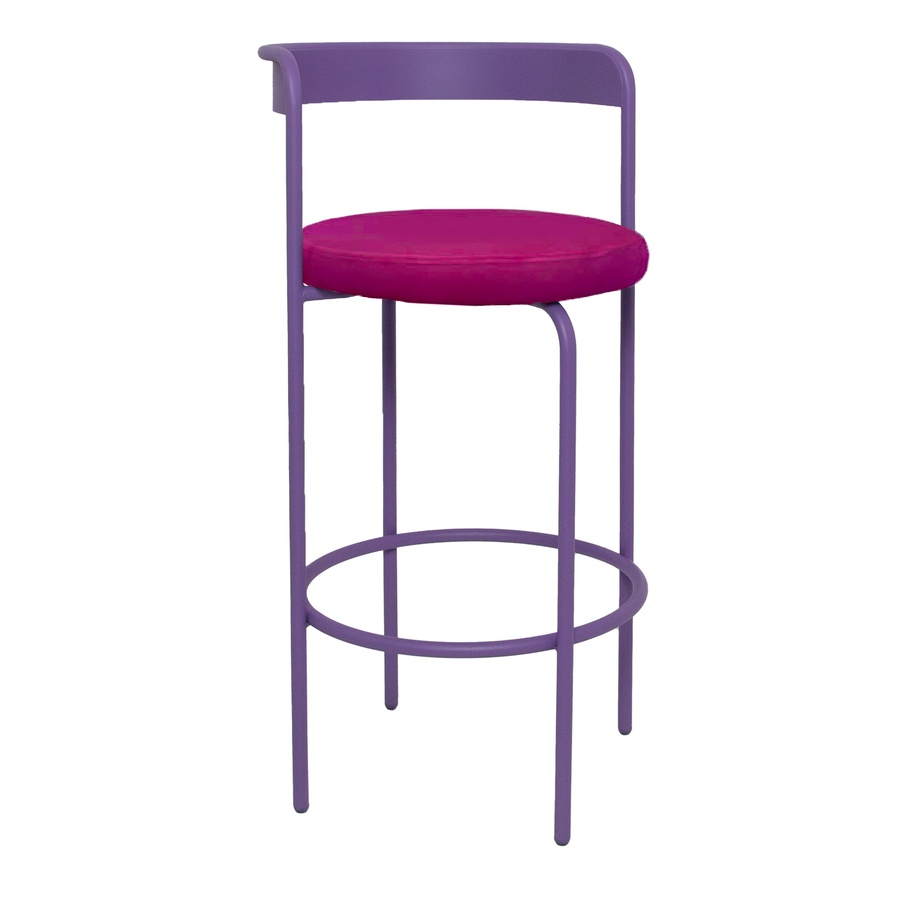 Стул барный Колори, Фиалковое мороженое + Манящая фуксия - Фото миниатюра 1