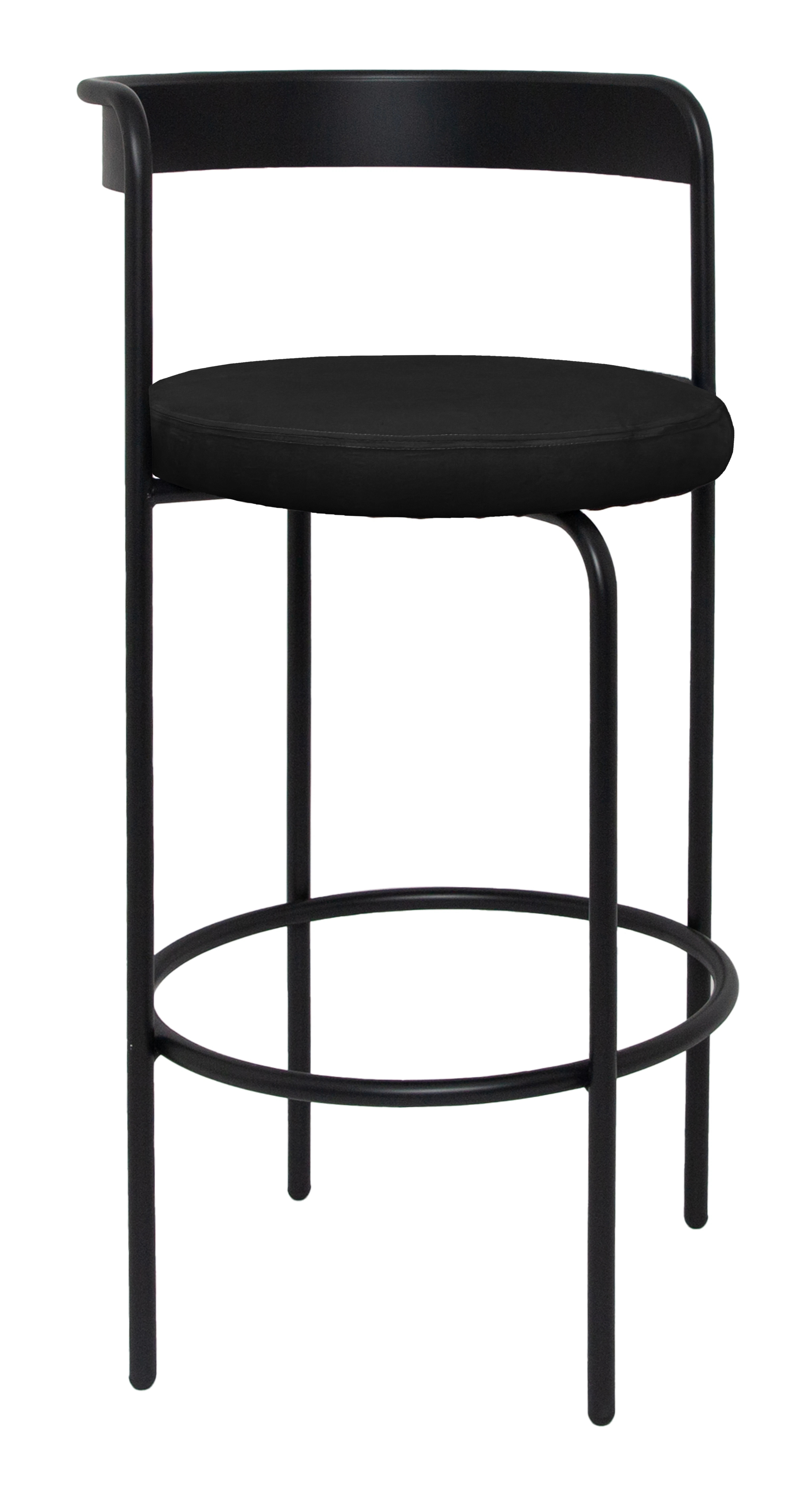 Стул барный Колори, Лакричный леденец + Черная ночь