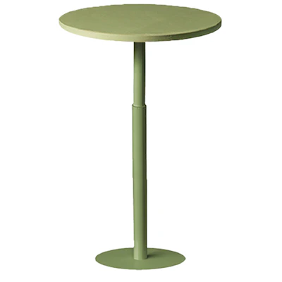 Стол коктейльный Твист Круглый Фисташковое пралине + матча 