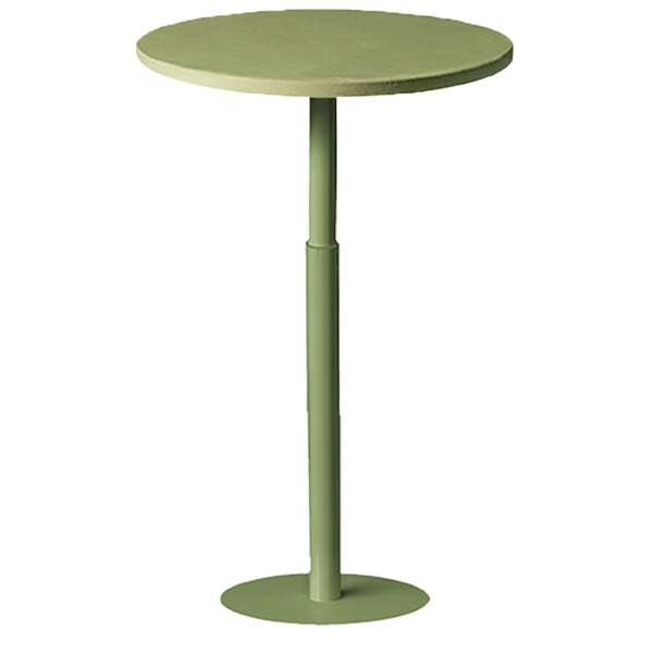 Стол коктейльный Твист Круглый Фисташковое пралине + матча 