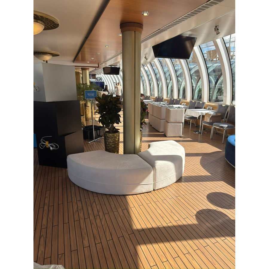 Пуф Кручу-верчу Змейка Вогнутый Млечный путь - Фото миниатюра 2