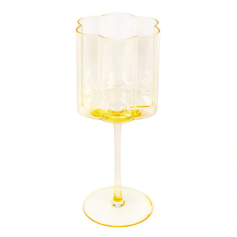 Бокал для вина "Флорал" лимонный
