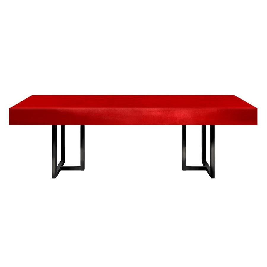 Стол "Лофт черный" алый - Фото миниатюра 1