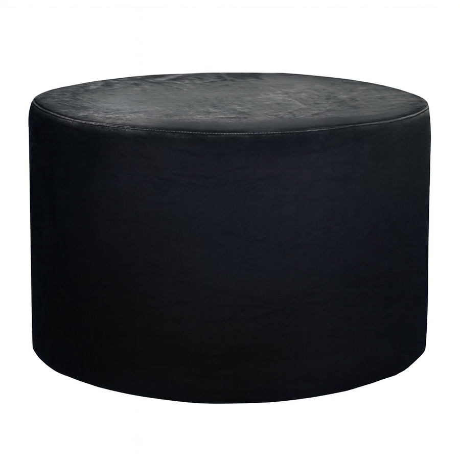 Пуф Люксор макси Тотал блэк - Фото миниатюра 1
