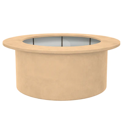 Барная стойка "Луна" 360 бежевый бархат