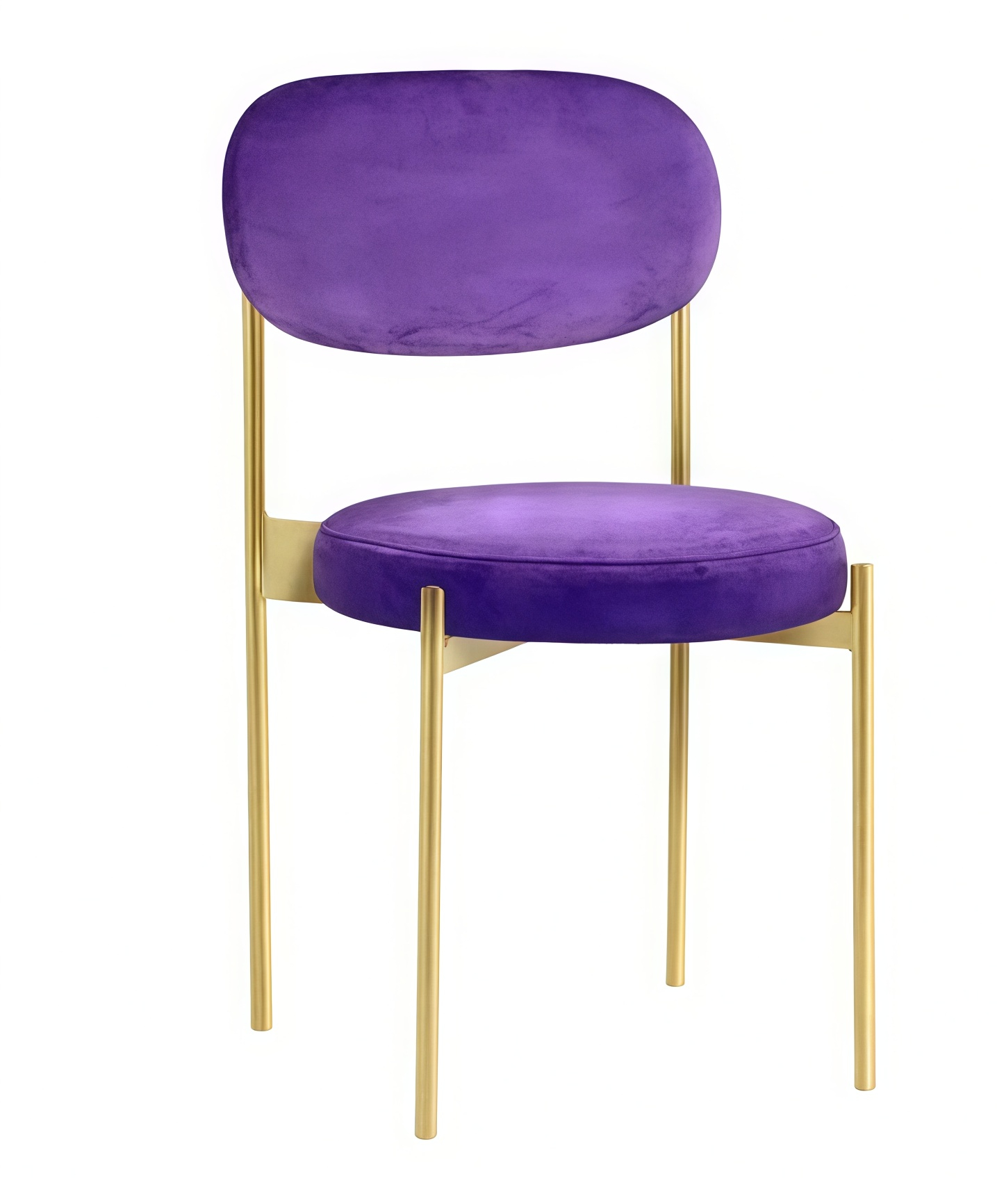 Стул Монако золото фиолетовый