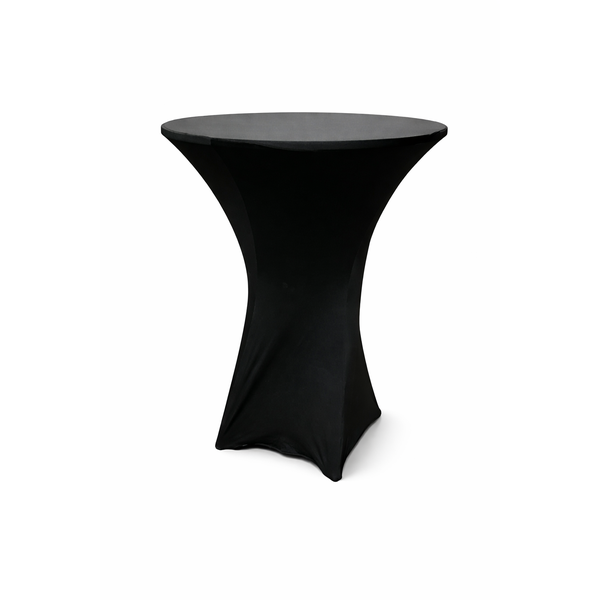 Чехол-стрейч на коктейльньй стол черный