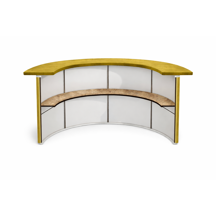 Обивка для барной стойки  "Луна"  оливковый бархат - Фото миниатюра 3