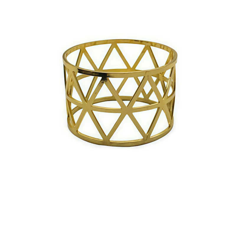Кольцо для салфеток "Геометрия" золото