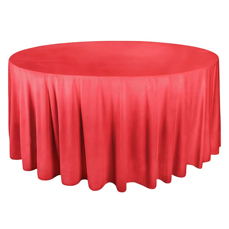 Скатерть круглая "Светло-Алый "