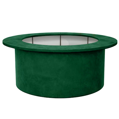 Барная стойка "Луна" 360 изумрудный бархат