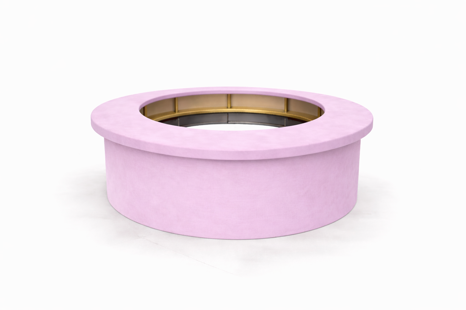 Барная стойка круглая бархат лавандовый