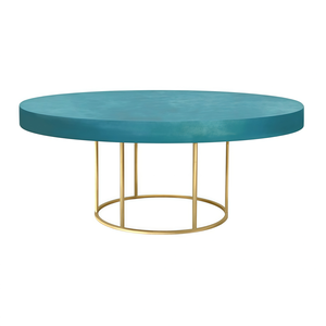 Стол " Лофт" Золото Бирюзовый 