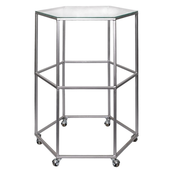 Стол для торта "Tehno" серебряный