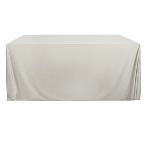 Скатерть бархат светло-серая прямоугольная