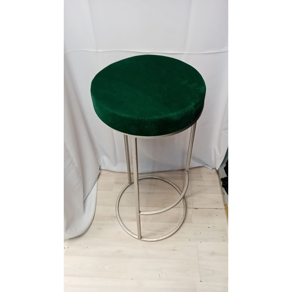 Стул барный золото, изумрудный бархат - изображение 2