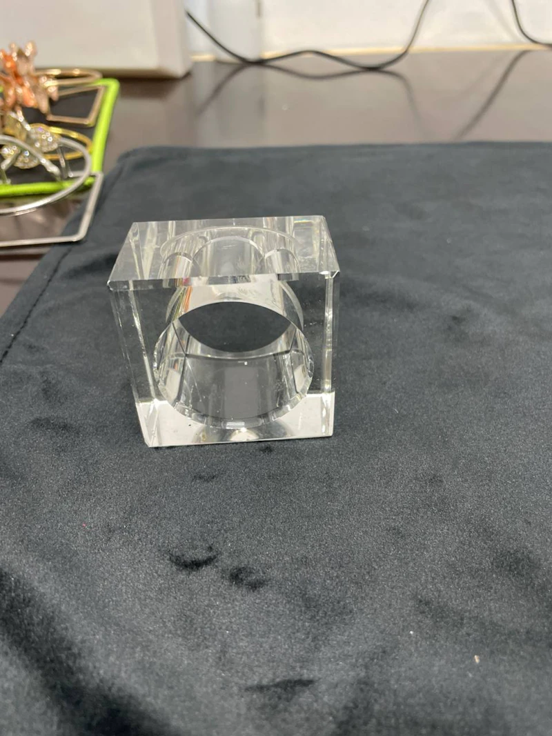 Кольцо для салфеток прозрачное "Кристалл"