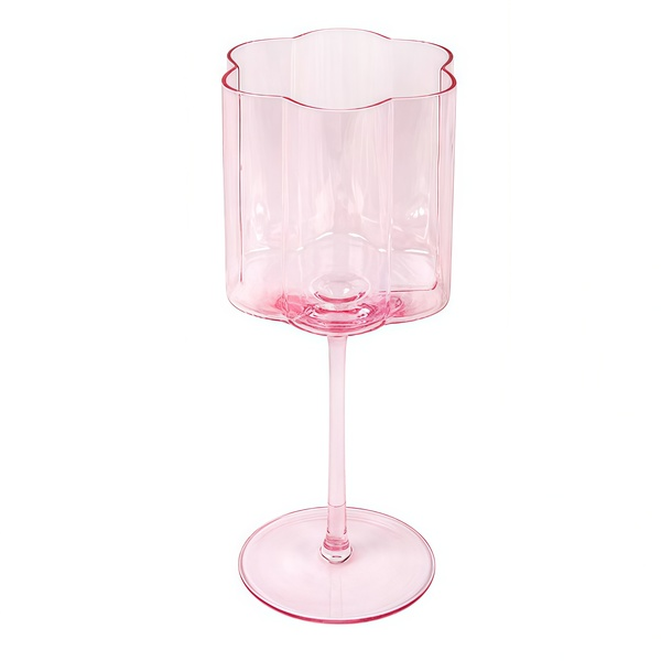 Бокал для вина "Floral" нежно-розовый