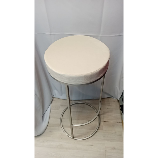 Стул барный золото, айвори бархат - изображение 2