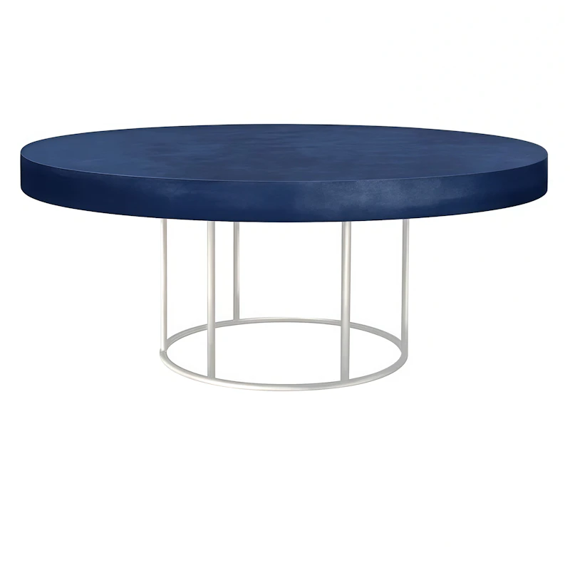 Стол "Лофт" белый чернильный