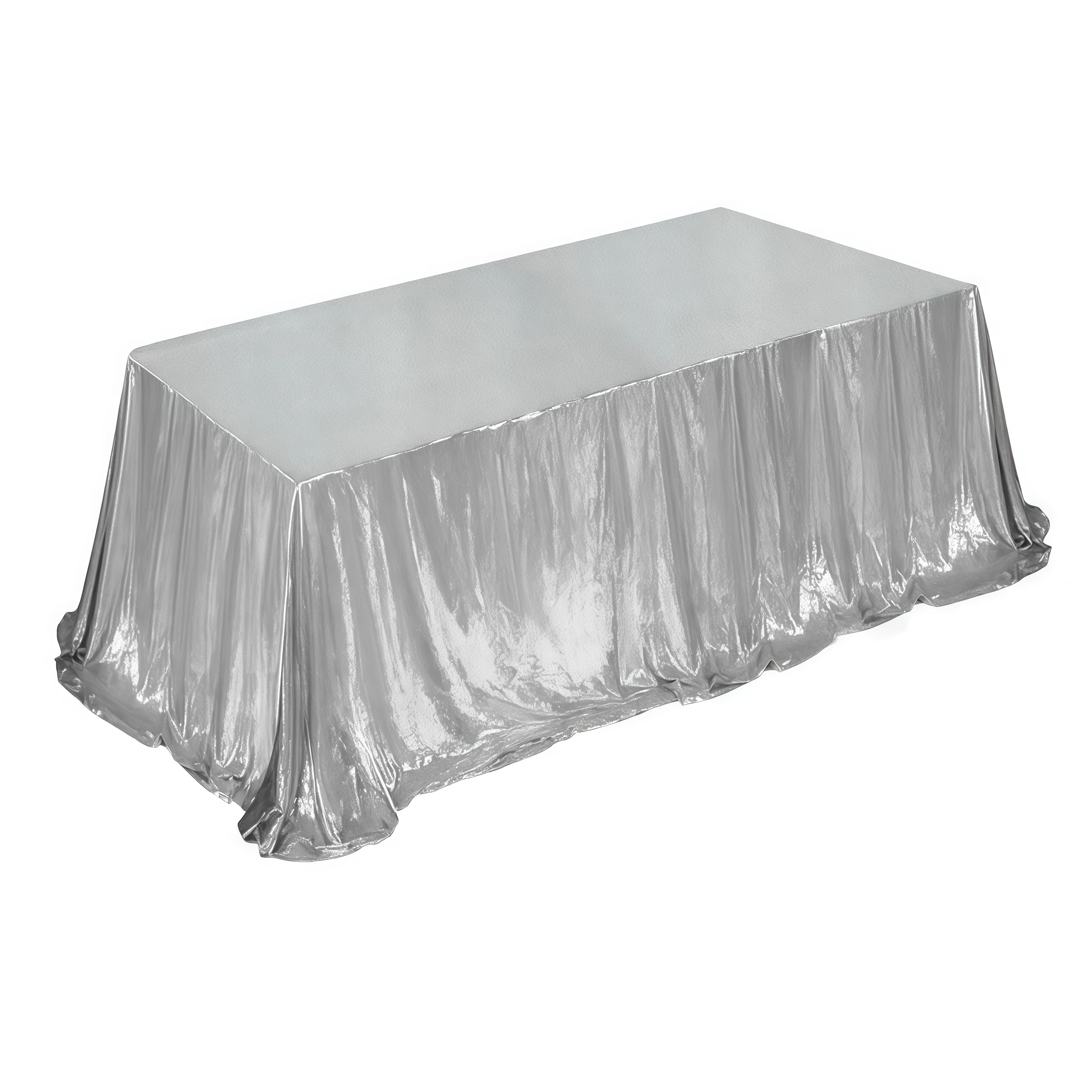 Скатерть серебро прямоугольная