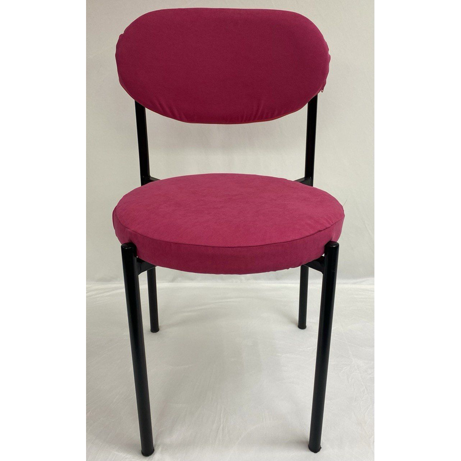 Стул Монако черный глубокий розовый - Фото миниатюра 2