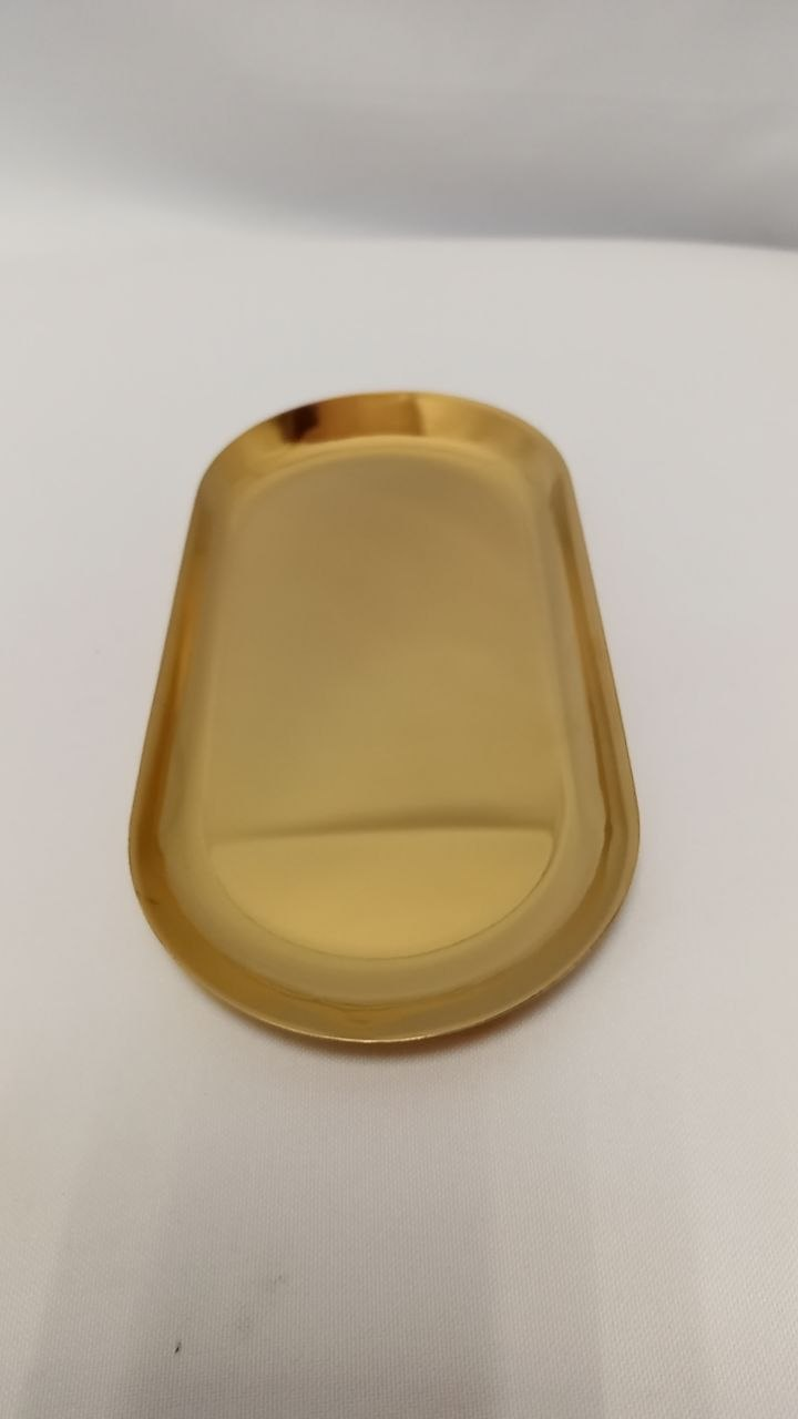 Поднос десертный золото мини