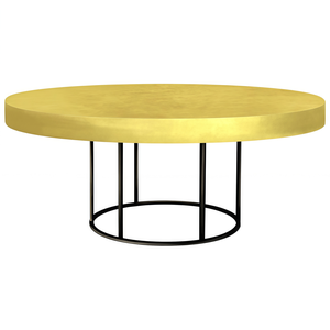 Стол "Лофт" черный лимонный