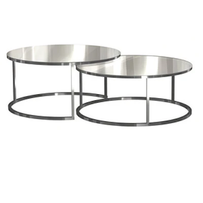 Журнальный столик Дуэт серебро - изображение 1
