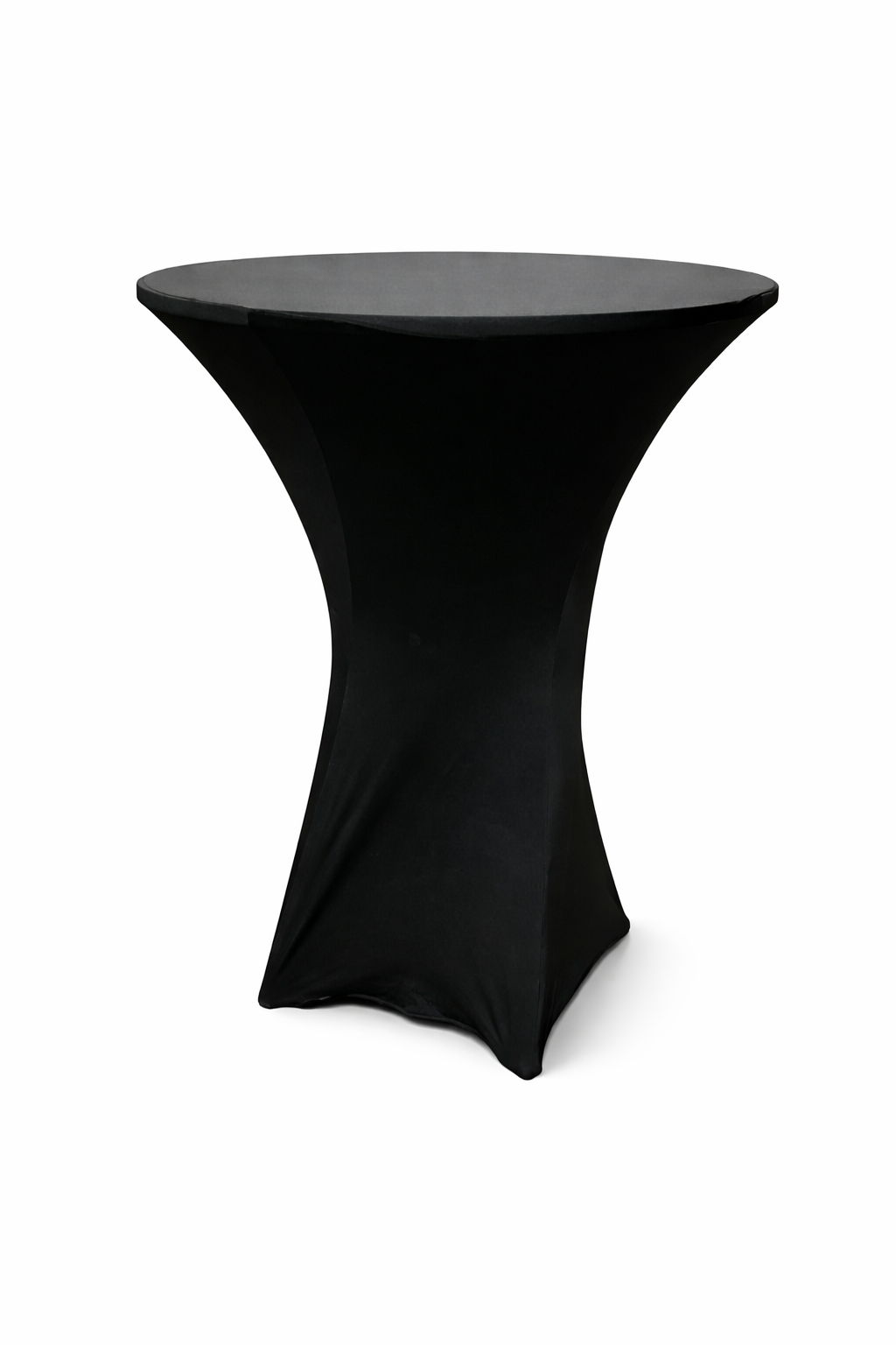 Чехол-стрейч на коктейльньй стол черный