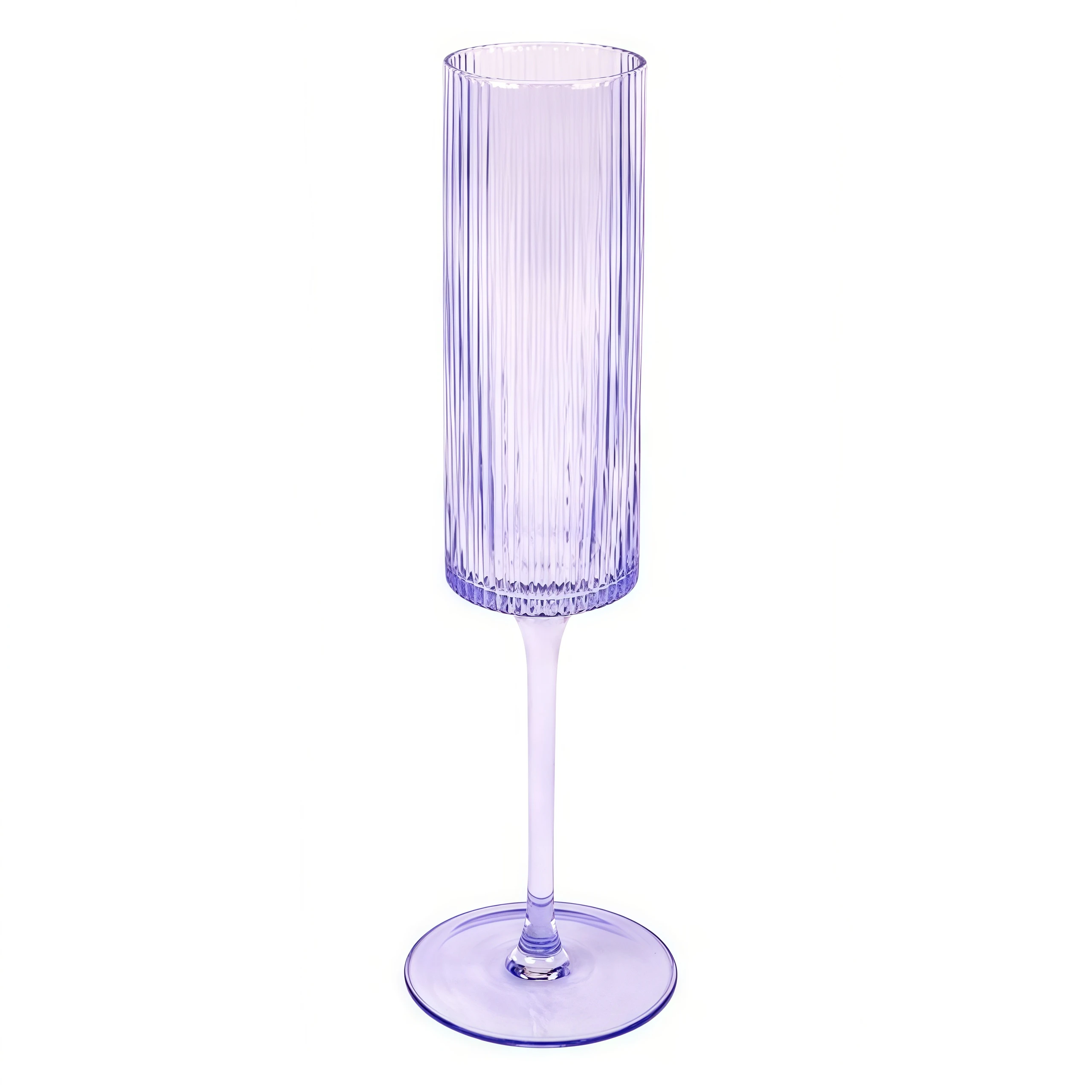Бокал для шампанского "Осака" лавандовый