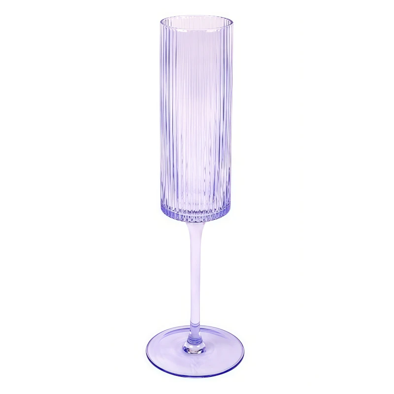 Бокал для шампанского "Осака" лавандовый