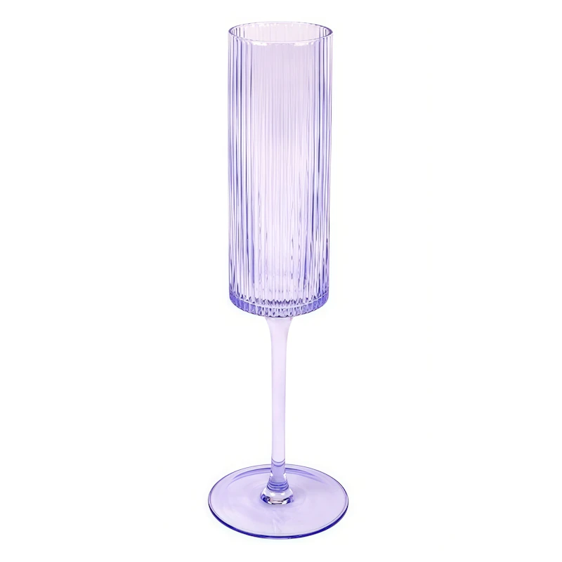 Бокал для шампанского "Осака" лавандовый