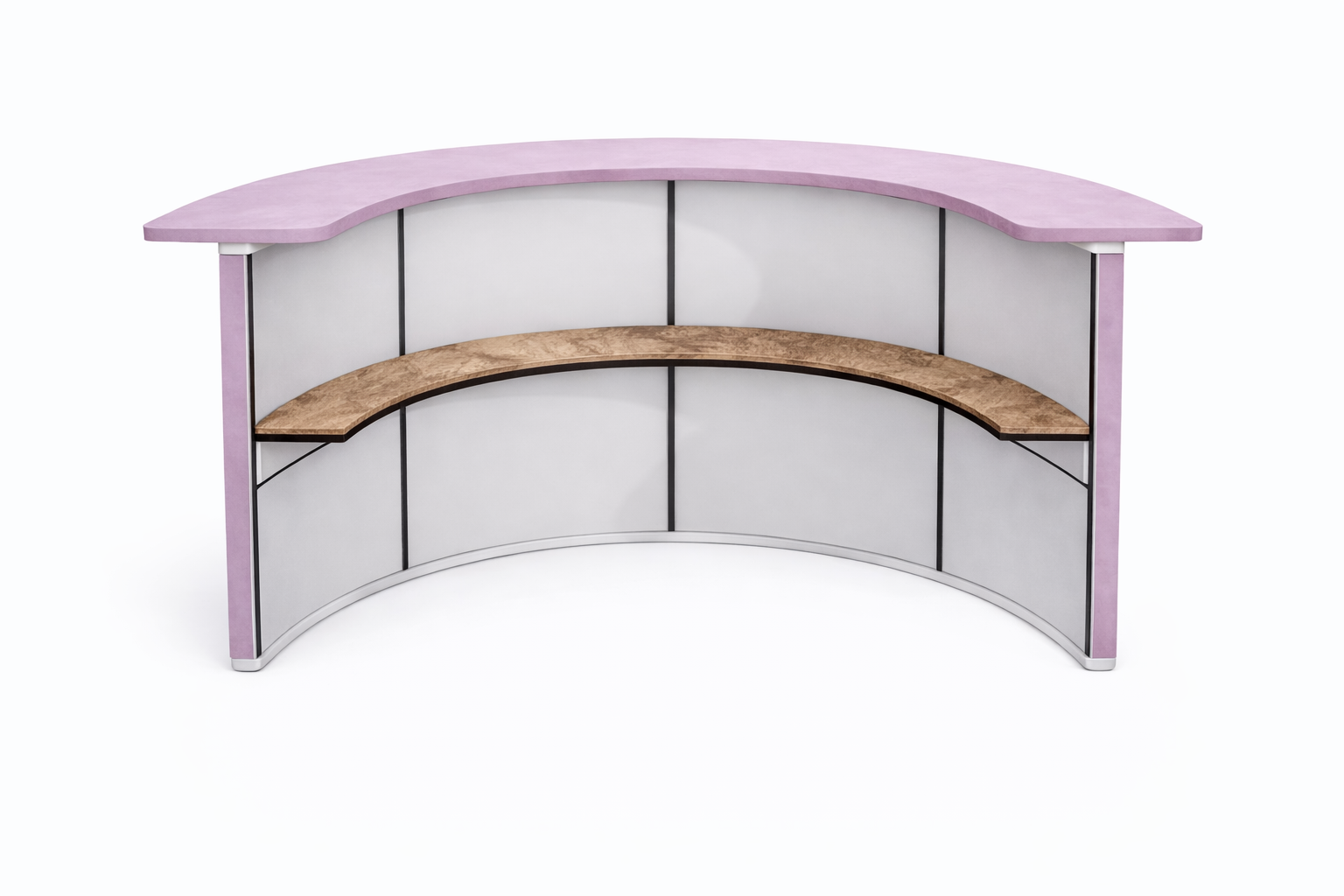 Барная стойка "Луна" лавандовый бархат
