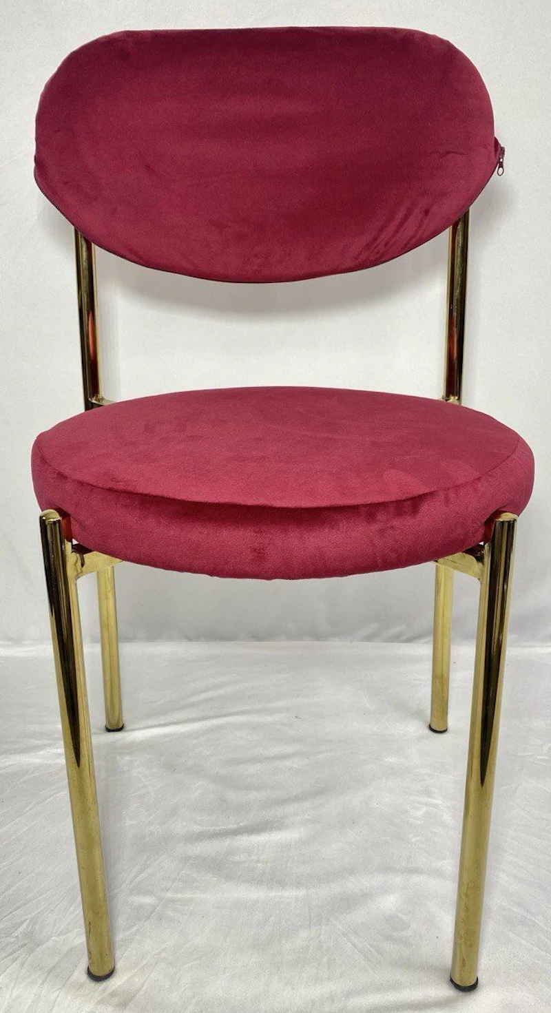 Стул Монако золото рубиновый
