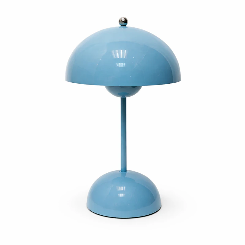 Лампа "Фликер" светло-голубой