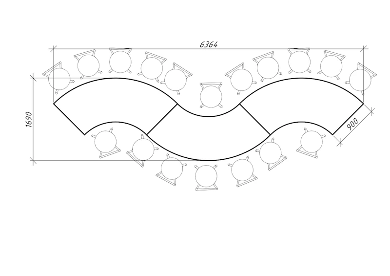 Стол "Орбит" под скатерть