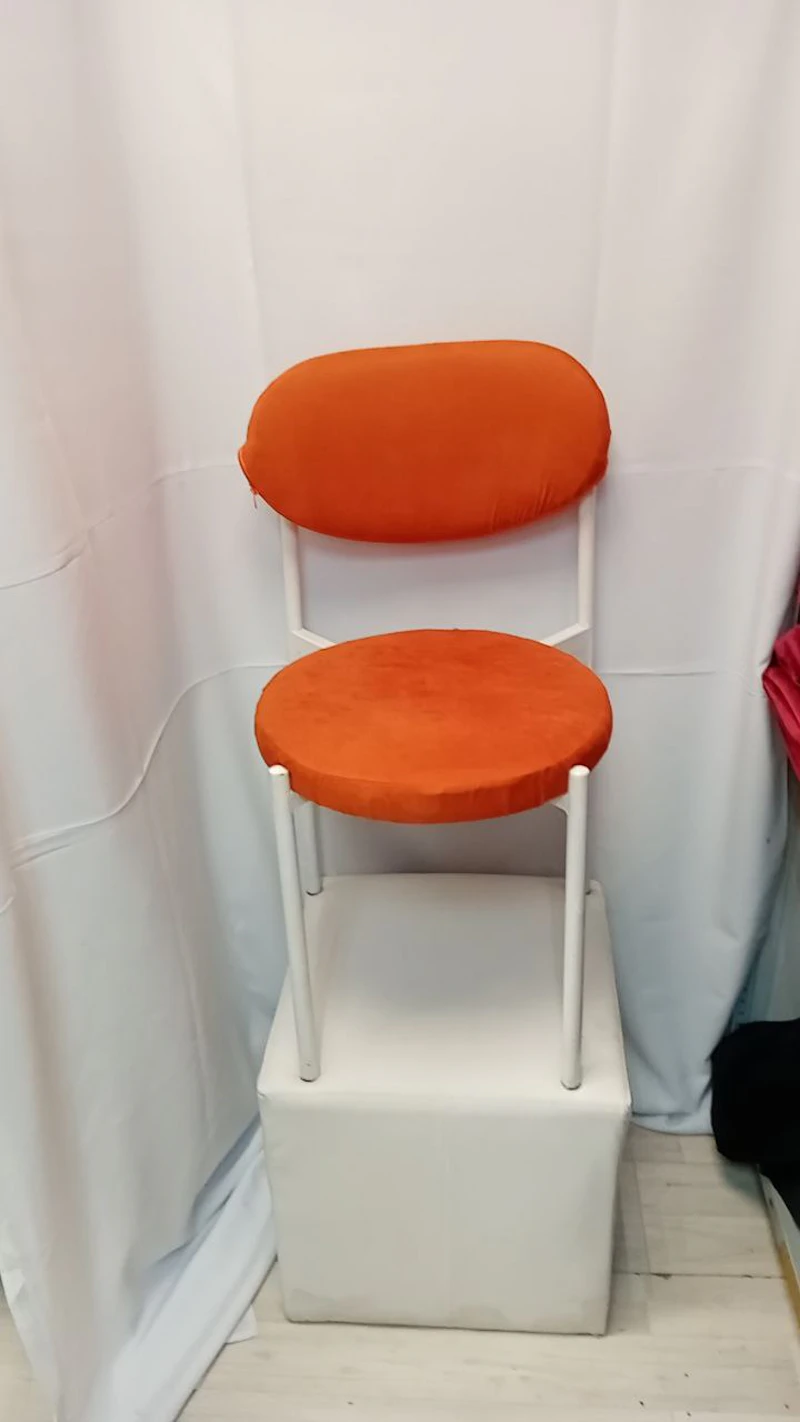 Стул Монако белый облепиховый