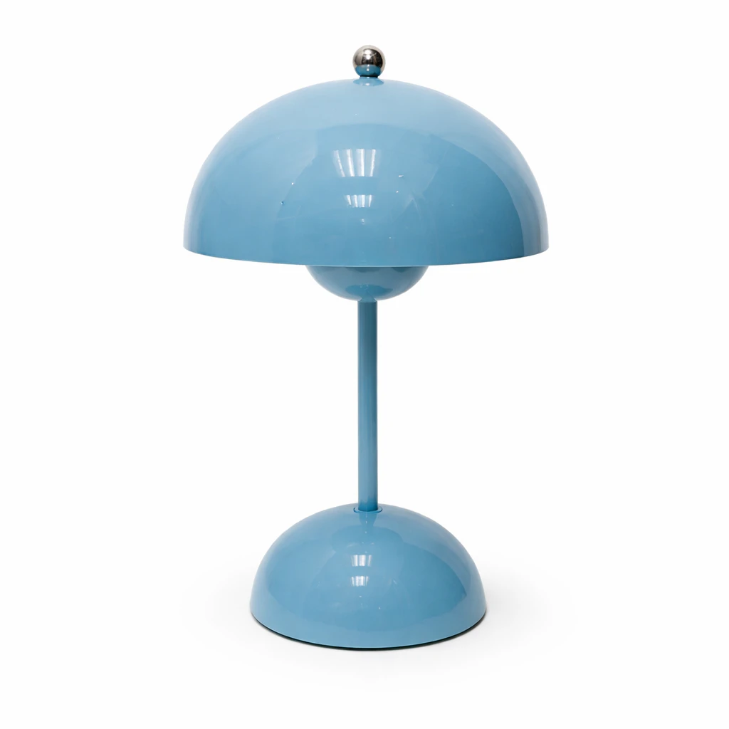 Лампа "Фликер" светло-голубой