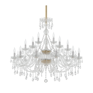 Люстра "Хрусталь серебро" 90 см