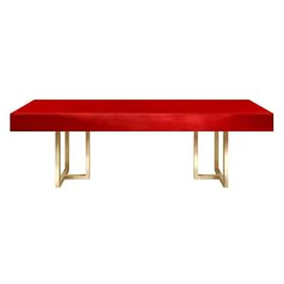 Стол "Лофт Голд" алый - изображение 1