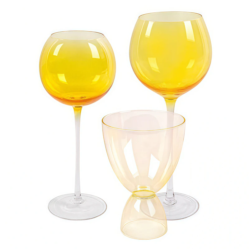 Набор бокалов "Рона & Ми Ми" лимонный