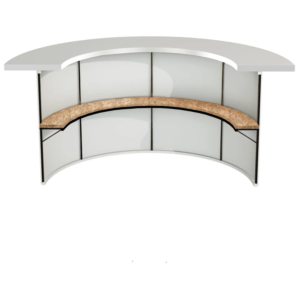 Барная стойка "Луна" 360 белый под кастомизацию  - Фото 3