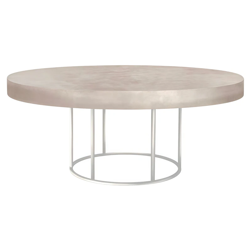 Стол "Лофт" белый светло-бежевый