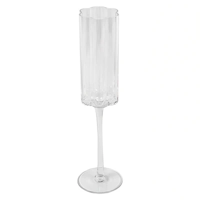 Бокал для шампанского Флорал кристалл - изображение 1