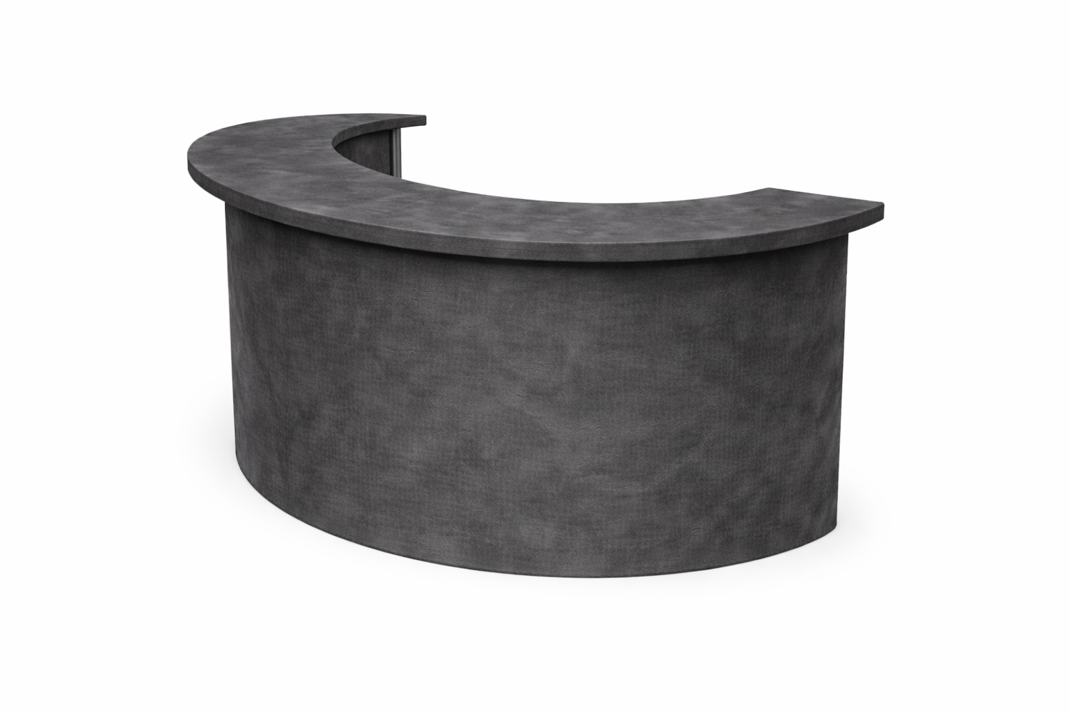 Барная стойка  "Луна" графитовый бархат