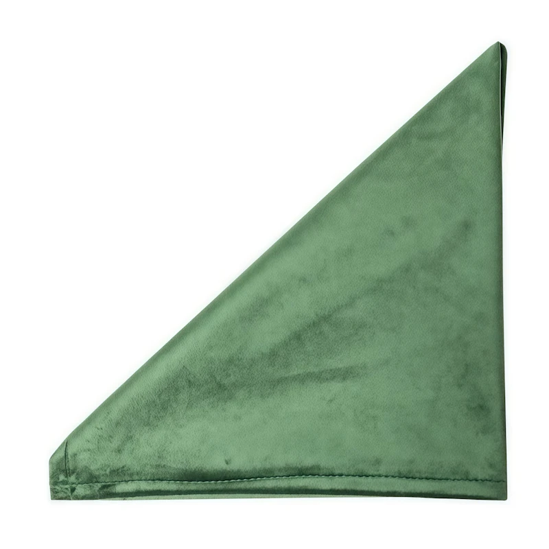 Салфетка бархатная лесной зеленый