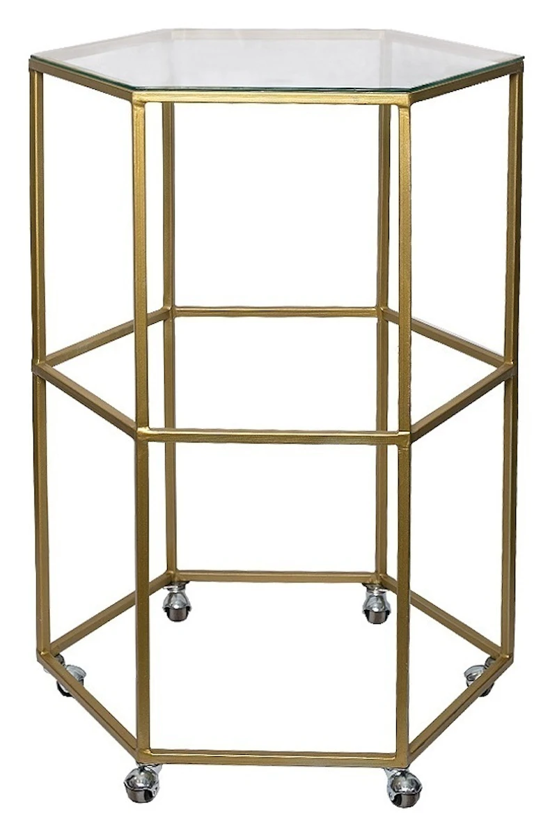 Стол для торта "Техно" золото