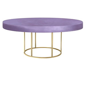 Стол "Лофт" золото лавандовый