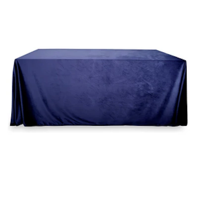 Скатерть бархат чернильная прямоугольная - изображение 1